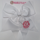 BLOOPER KIDS: Monogrammed Girls Hair Bow