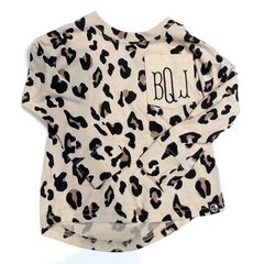 BLOOPER KIDS: Monogrammed Kids Long Sleeve Shirt