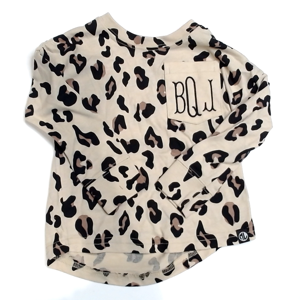BLOOPER KIDS: Monogrammed Kids Long Sleeve Shirt