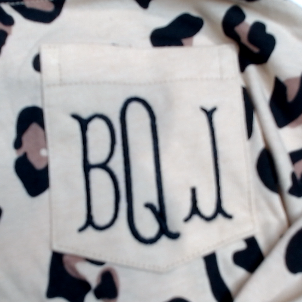 BLOOPER KIDS: Monogrammed Kids Long Sleeve Shirt