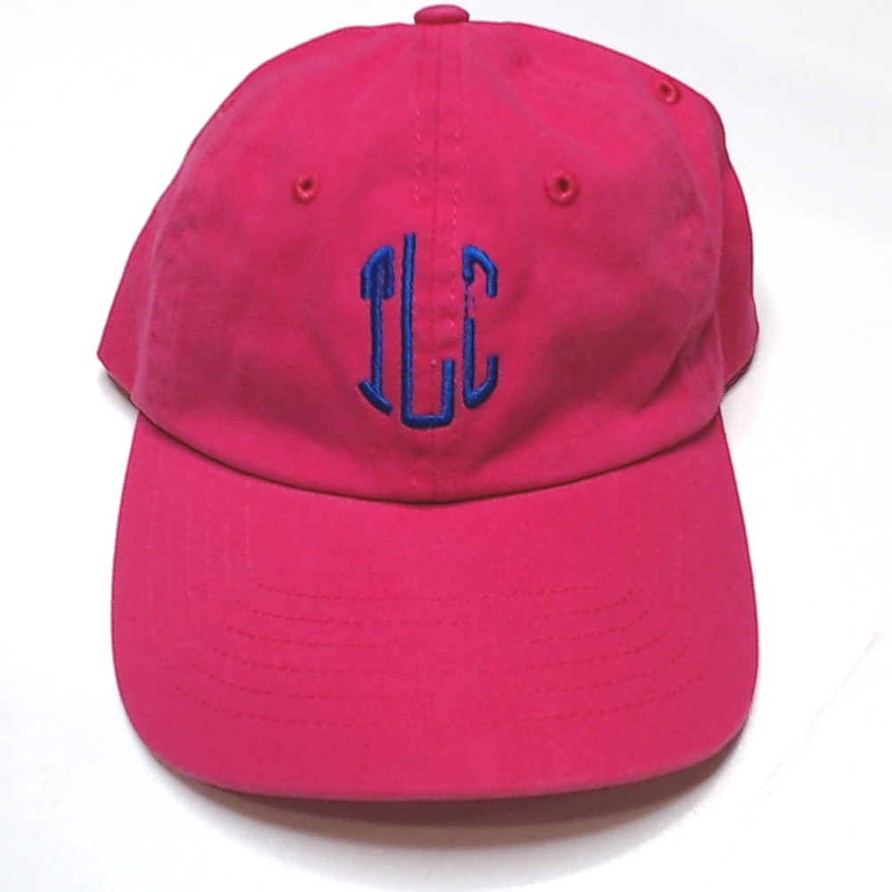 BLOOPER ACCESSORY: Monogrammed Baseball Hat
