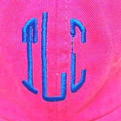 BLOOPER ACCESSORY: Monogrammed Baseball Hat