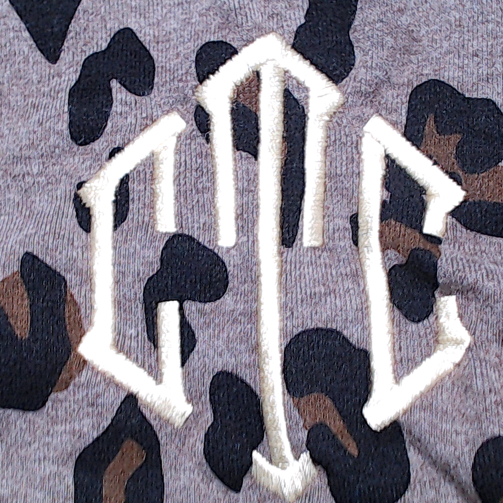 BLOOPER CLOTHING: Monogrammed Cowl Neck Poncho