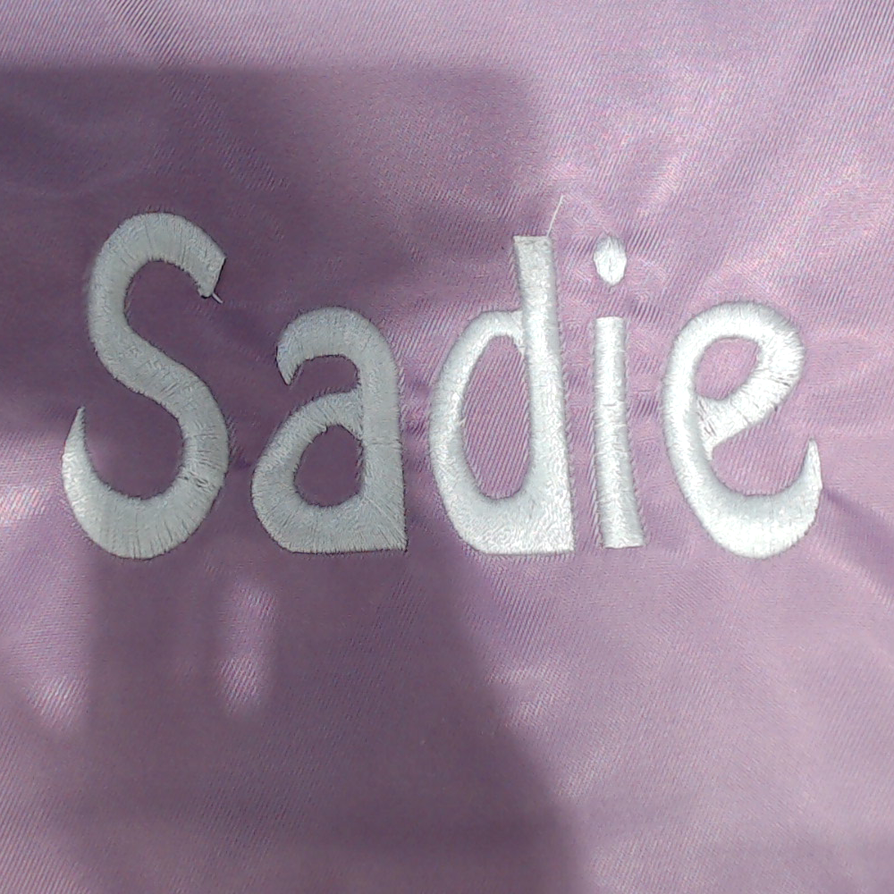 BLOOPER BAG: Monogrammed Double Layer Makeup Bag