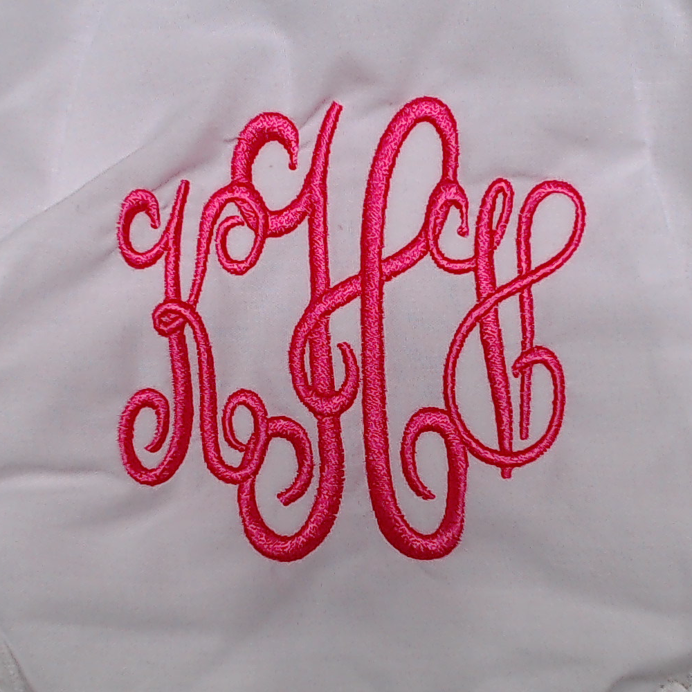 BLOOPER KIDS: Monogrammed White Eyelet Baby Bloomers