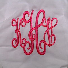 BLOOPER KIDS: Monogrammed White Eyelet Baby Bloomers