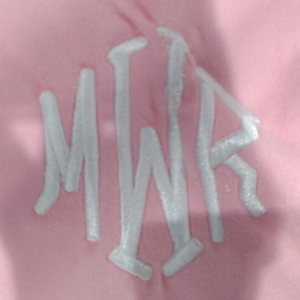 BLOOPER CLOTHING: Monogrammed Sequin Hearts Sweatshirt