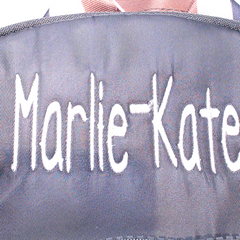 BLOOPER BAG: Monogrammed Mini Backpack Purse