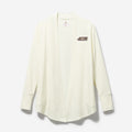 JMU Sweatshirt Cardigan in Ivory