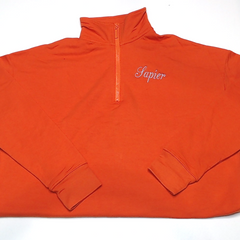 BLOOPER CLOTHING: Monogrammed Quarter Zip Sweatshirt