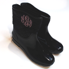 BLOOPER SHOES: Monogrammed Rain Boots