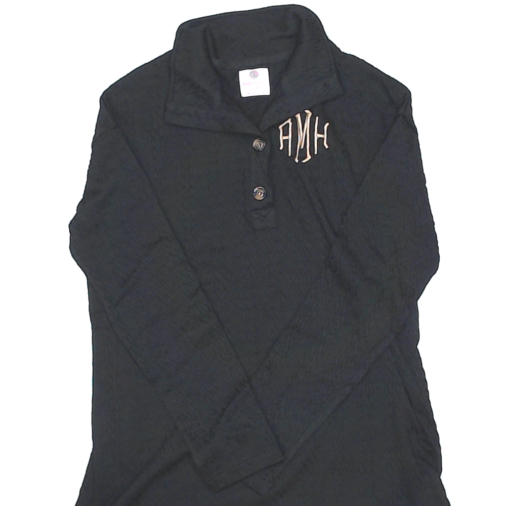 BLOOPER CLOTHING: Monogrammed Cable Knit Pullover