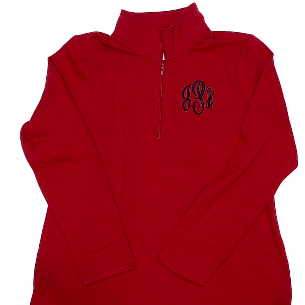 BLOOPER CLOTHING: Monogrammed Pullover Sweatshirt