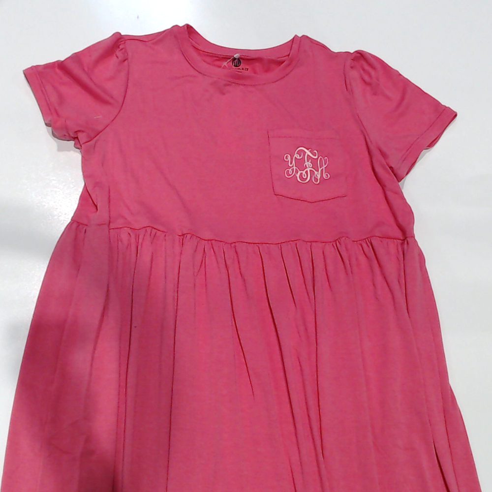 BLOOPER CLOTHING: Monogrammed T-Shirt Dress
