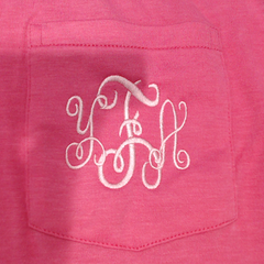 BLOOPER CLOTHING: Monogrammed T-Shirt Dress