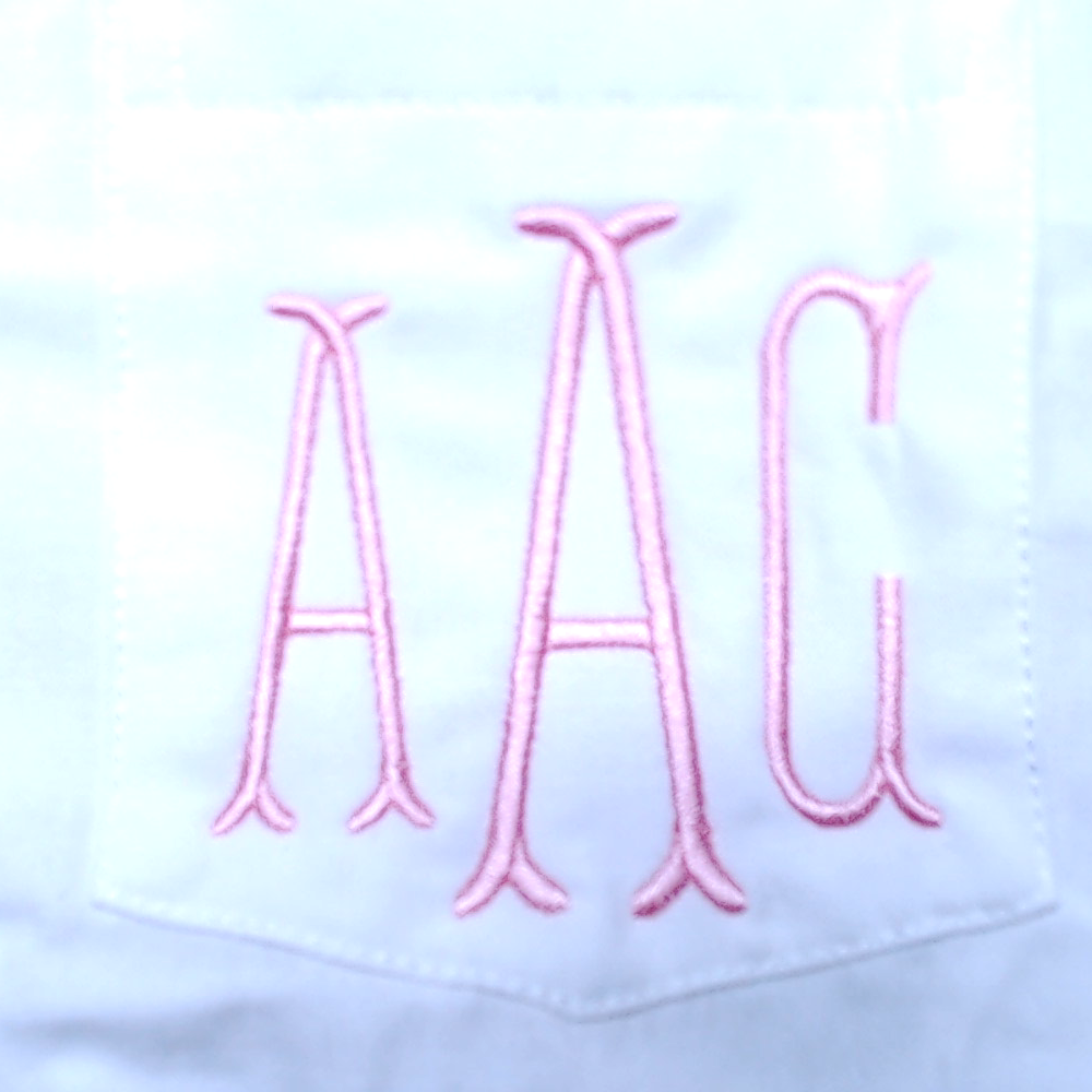 BLOOPER CLOTHING: Monogrammed Button Down Tunic
