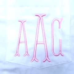 BLOOPER CLOTHING: Monogrammed Button Down Tunic