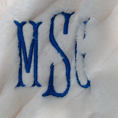 BLOOPER CLOTHING: Monogrammed Plush Robe