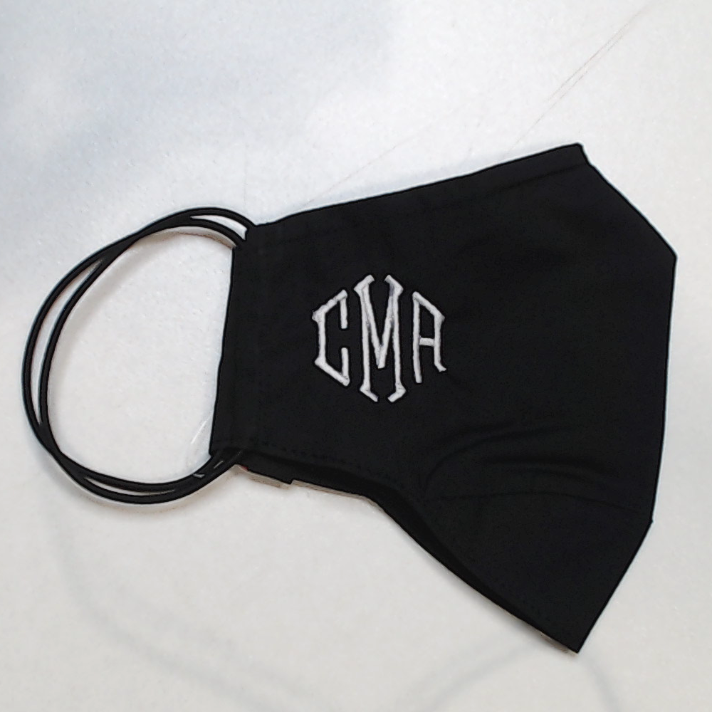 BLOOPER ACCESSORY: Monogrammed Face Mask