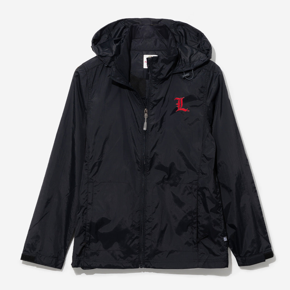 Louisville Cardinals Black Rain Jacket
