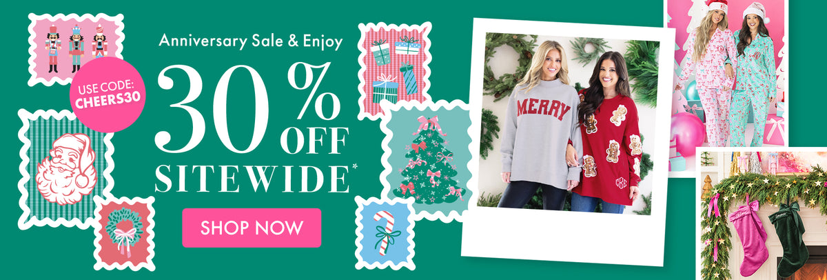 Anniversary Sale & Enjoy 30% OFF Sitewide* with code: CHEERS30 | SHOP NOW