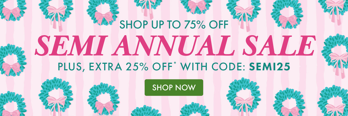UP TO 75% OFF | SEMI ANNUAL SALE | PLUS, EXTRA 25% OFF* WITH CODE: SEMI25