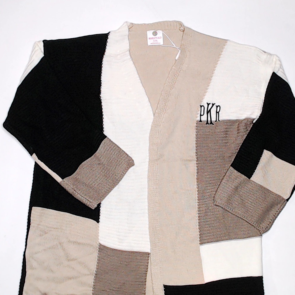 BLOOPER CLOTHING: Monogrammed Audrey Cardigan