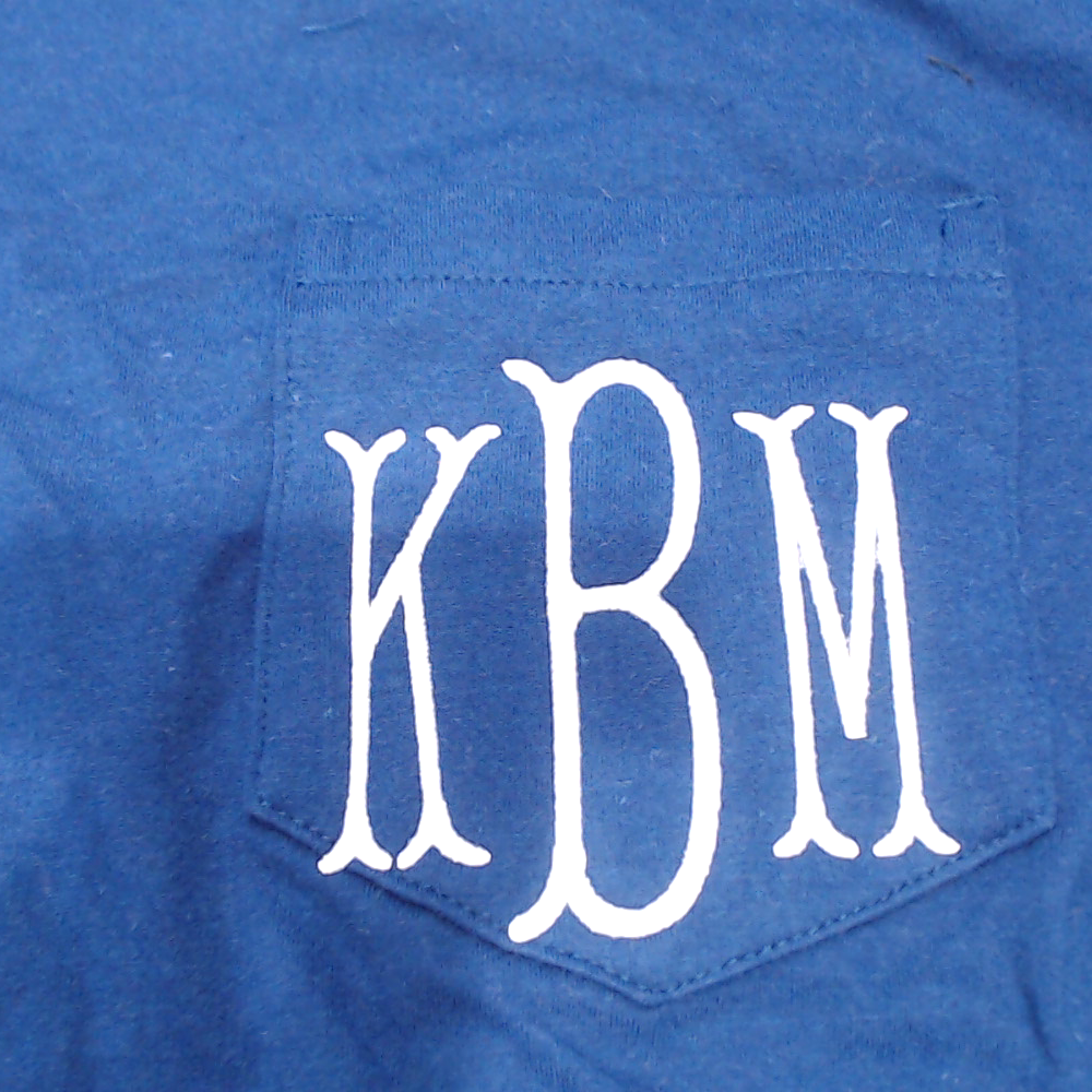 BLOOPER CLOTHING: Monogrammed Short Sleeve Shirt