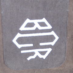 BLOOPER CLOTHING: Monogrammed Oversized Button Down Tunic