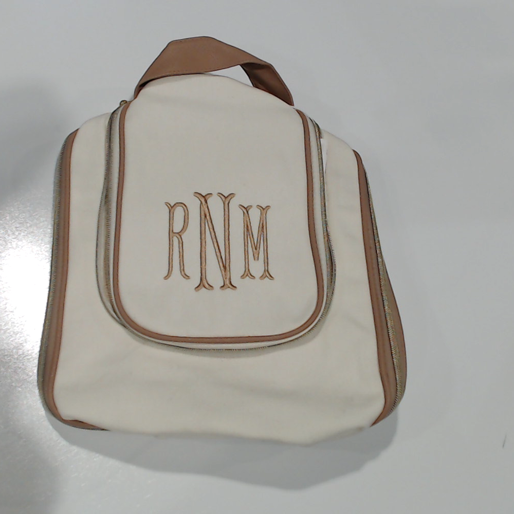 BLOOPER BAG: Monogrammed Hanging Toiletry Bag
