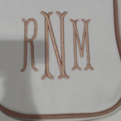 BLOOPER BAG: Monogrammed Hanging Toiletry Bag