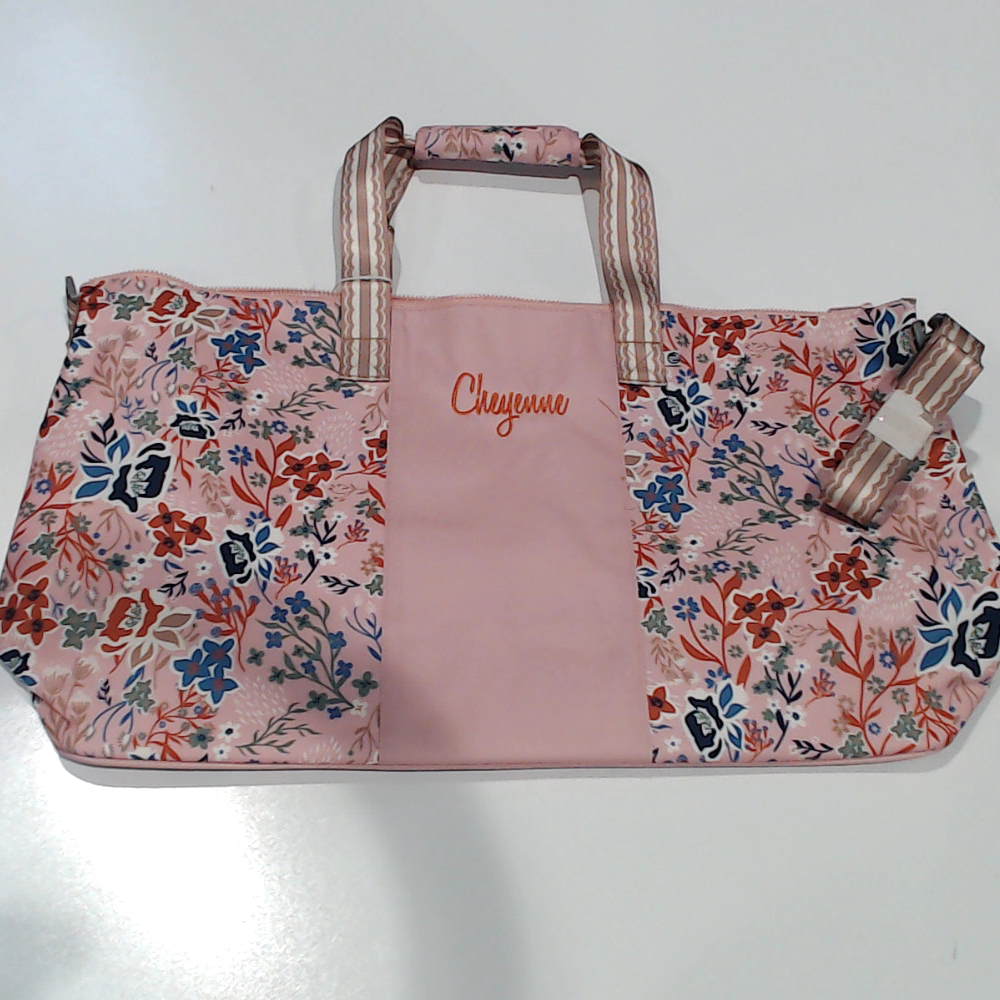 BLOOPER BAG: Monogrammed Weekend Bag