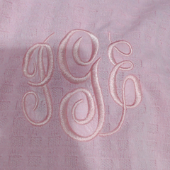 BLOOPER CLOTHING: Monogrammed Scalloped Robe
