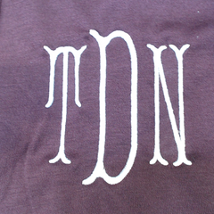 BLOOPER CLOTHING: Monogrammed Peplum Top