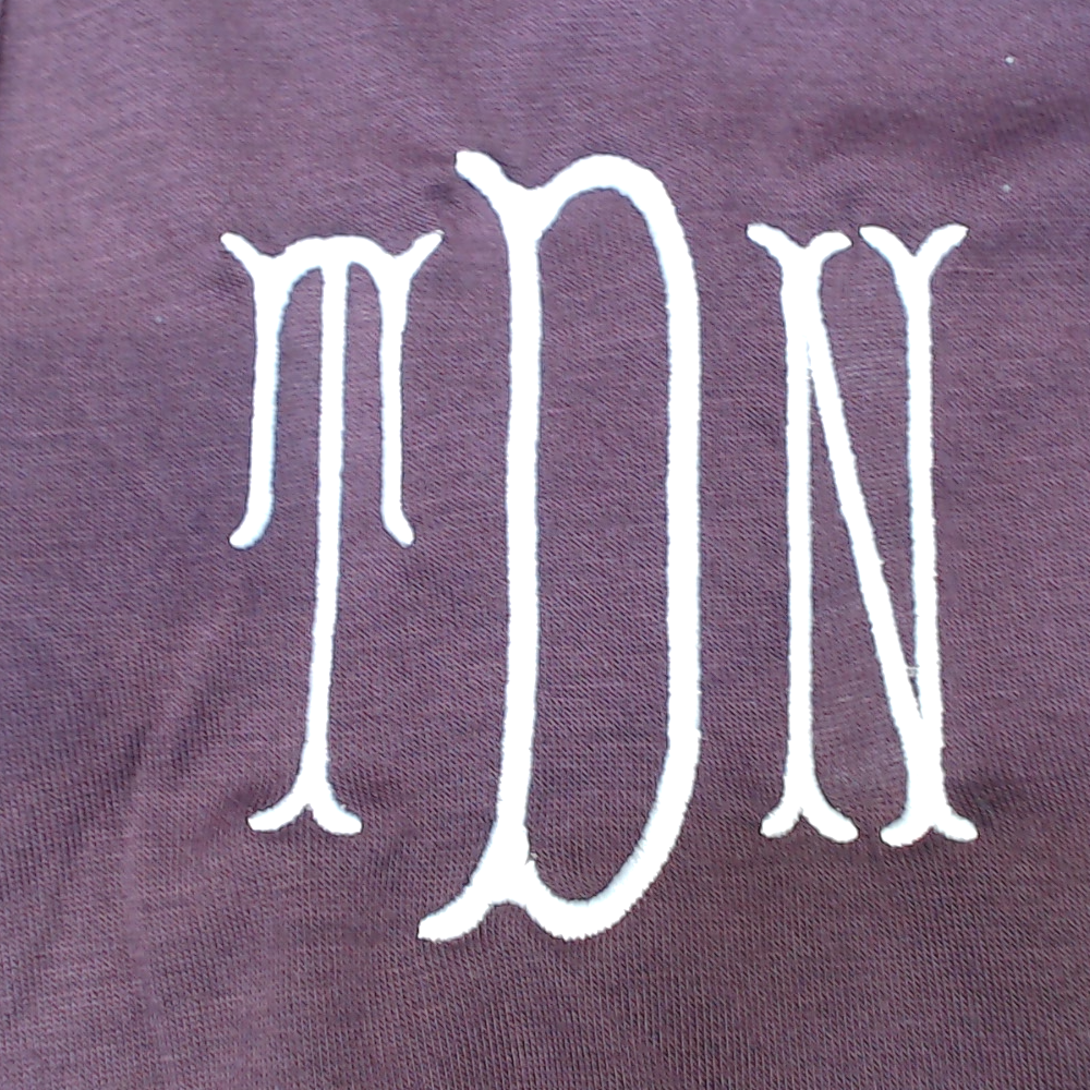 BLOOPER CLOTHING: Monogrammed Peplum Top