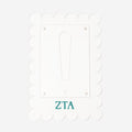 zeta tau alpha scalloped picture frame