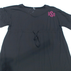 BLOOPER SWIM: Monogrammed Cinch Waist Cover Up