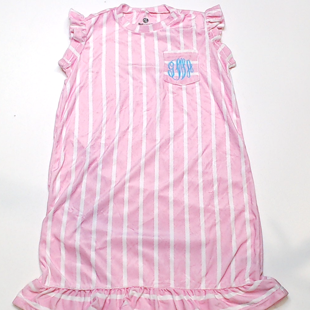 BLOOPER KIDS: Monogrammed Girls Nightgown