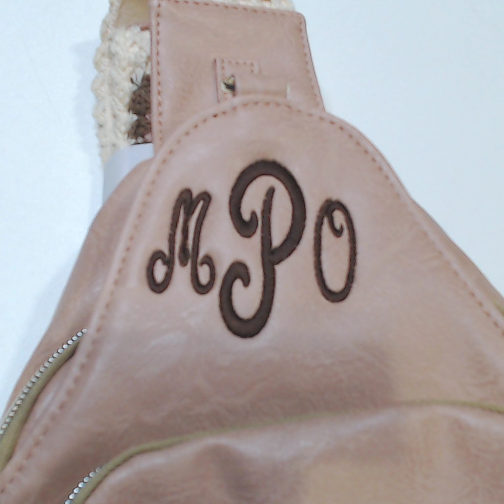 BLOOPER BAG: Monogrammed Sling Purse
