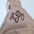 BLOOPER BAG: Monogrammed Sling Purse