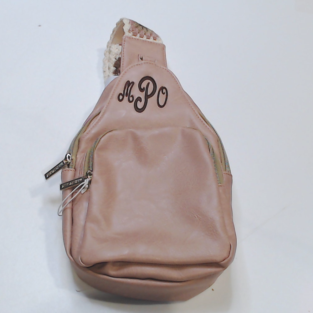 BLOOPER BAG: Monogrammed Sling Purse