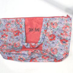 BLOOPER BAG: Monogrammed Packable Weekend Duffel Bag
