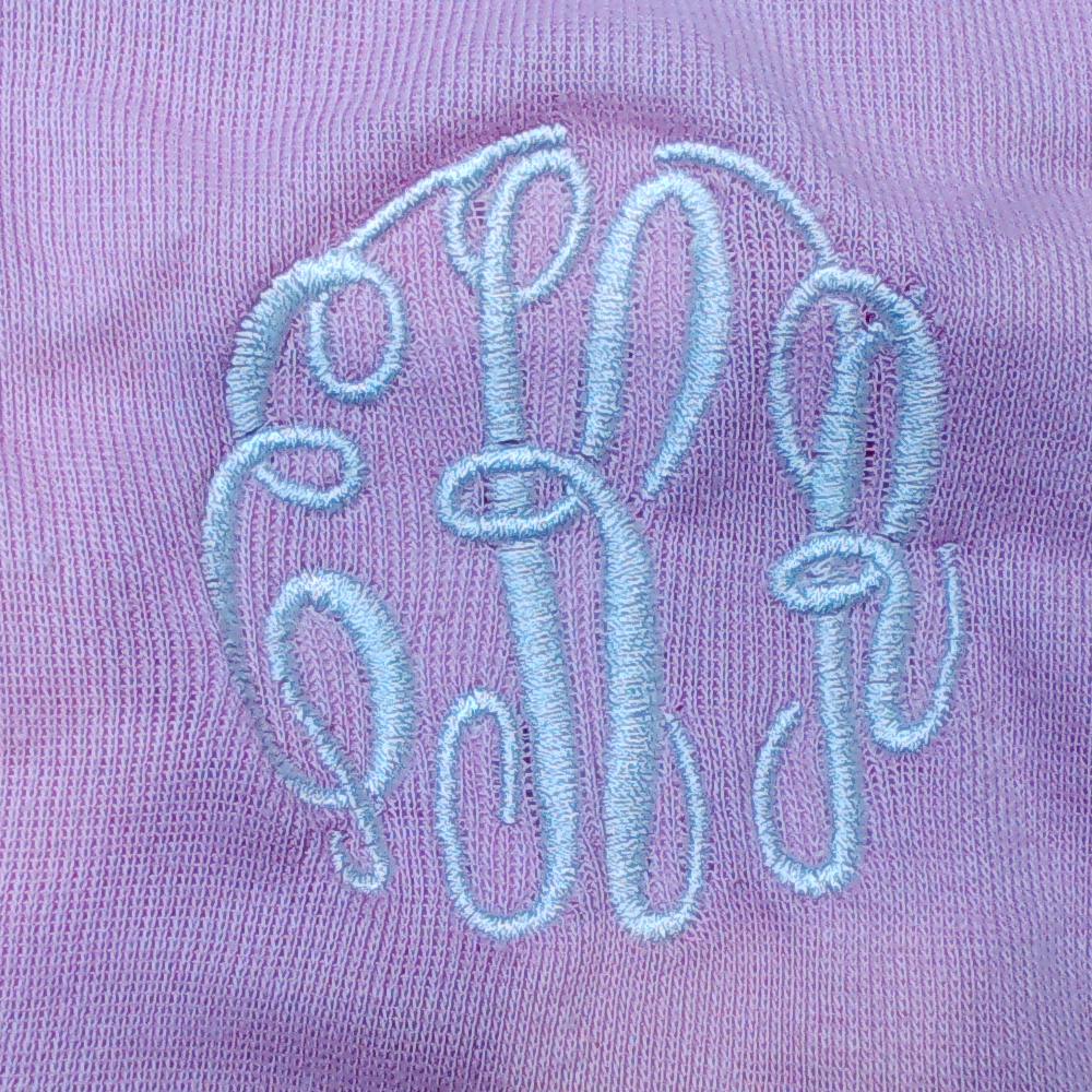 BLOOPER KIDS: Monogrammed Baby Layette Gown