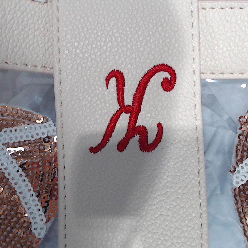 BLOOPER BAG: Monogrammed Clear Stadium Approved Tote