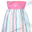 BLOOPER SWIM: Monogrammed Beach Cover Up