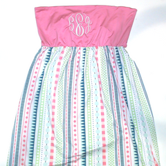 BLOOPER SWIM: Monogrammed Beach Cover Up