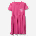 Monogrammed T-Shirt Dress | Hot Pink
