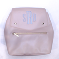 BLOOPER BAG: Monogrammed Backpack Purse