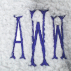 BLOOPER CLOTHING: Monogrammed Sherpa Pullover