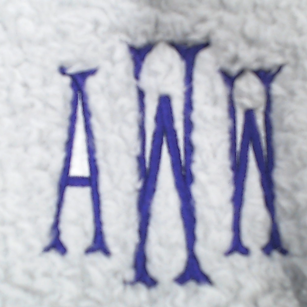 BLOOPER CLOTHING: Monogrammed Sherpa Pullover